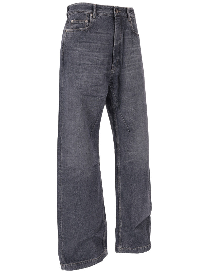 Navy Blue Loose Jeans 3