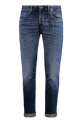 Blue Mid Rise Jeans 1