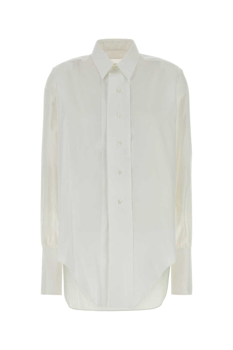 White Regular Solid Shirt 1
