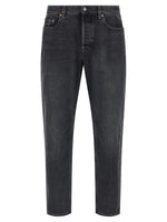 Black Mid Rise Jeans 1