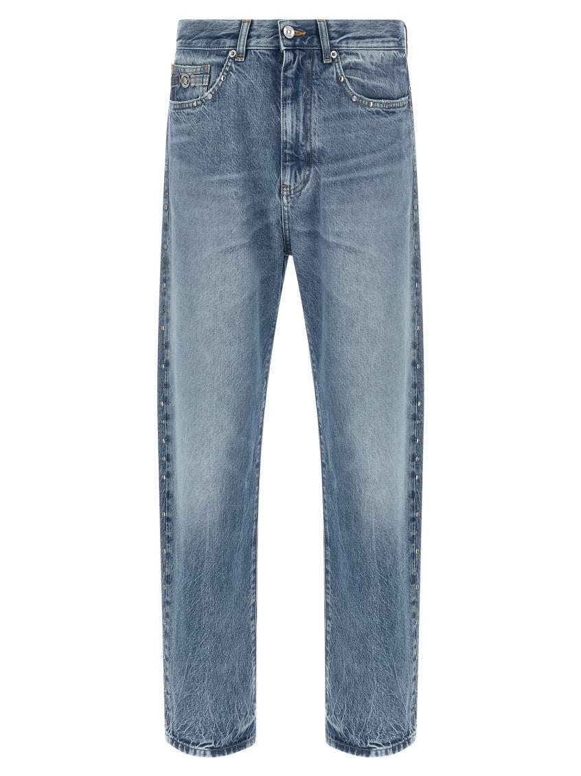 Blue Mid Rise Jeans 1