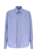 Blue Oversized Stripes Shirt 1
