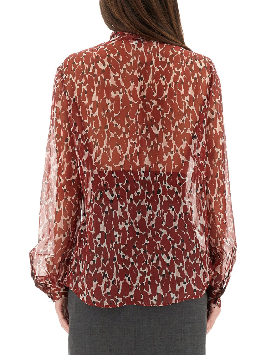 Red Regular Printed Shirt 4