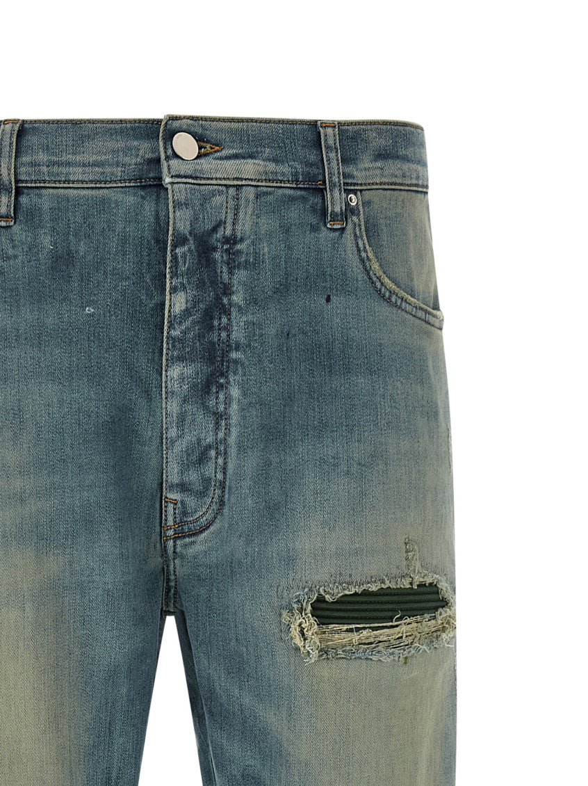 Blue Mid Rise Jeans 3