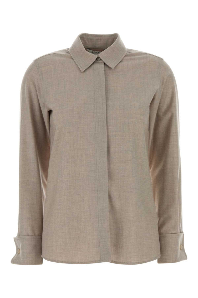 Grey Regular Solid Shirt 1