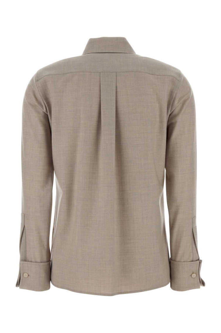 Grey Regular Solid Shirt 2