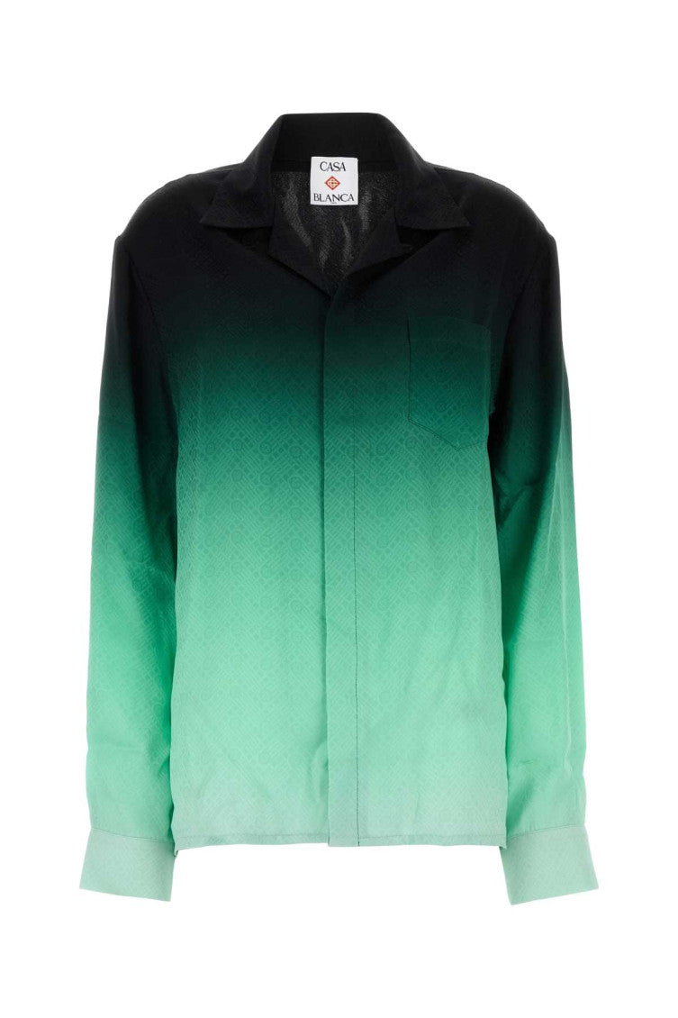 Green Regular Ombre Shirt 1