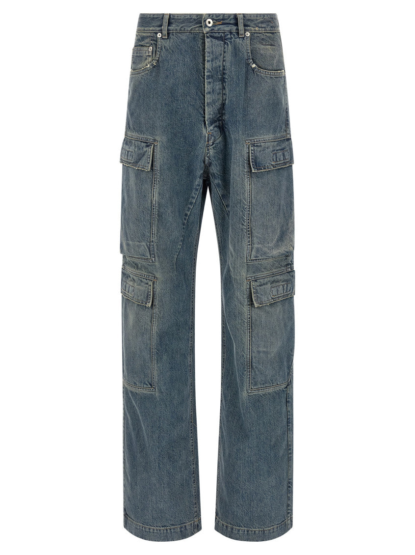 Blue Mid Rise Jeans 1