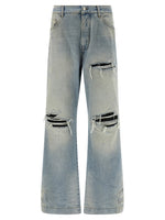 Light Blue Straight Jeans 1