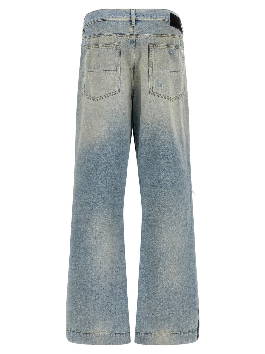 Light Blue Straight Jeans 2