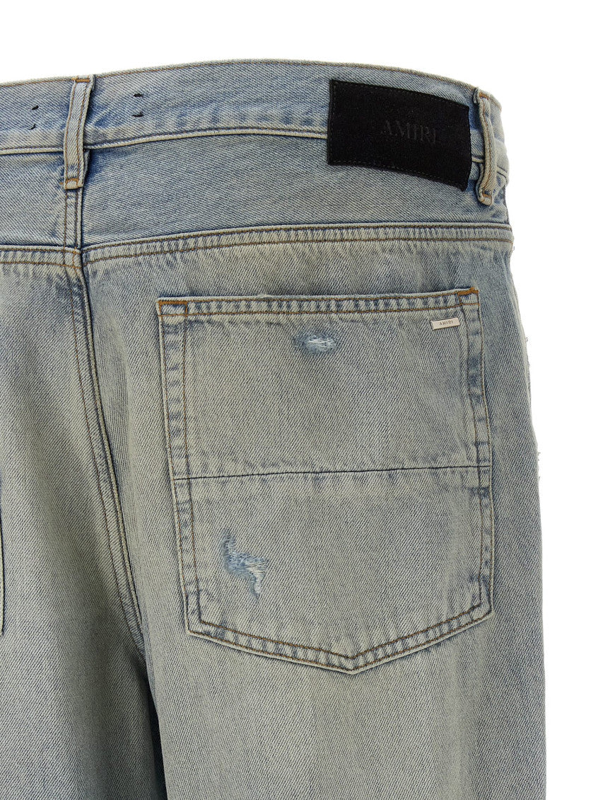 Light Blue Straight Jeans 4