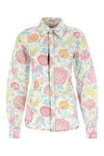 White Regular Floral Shirt 1