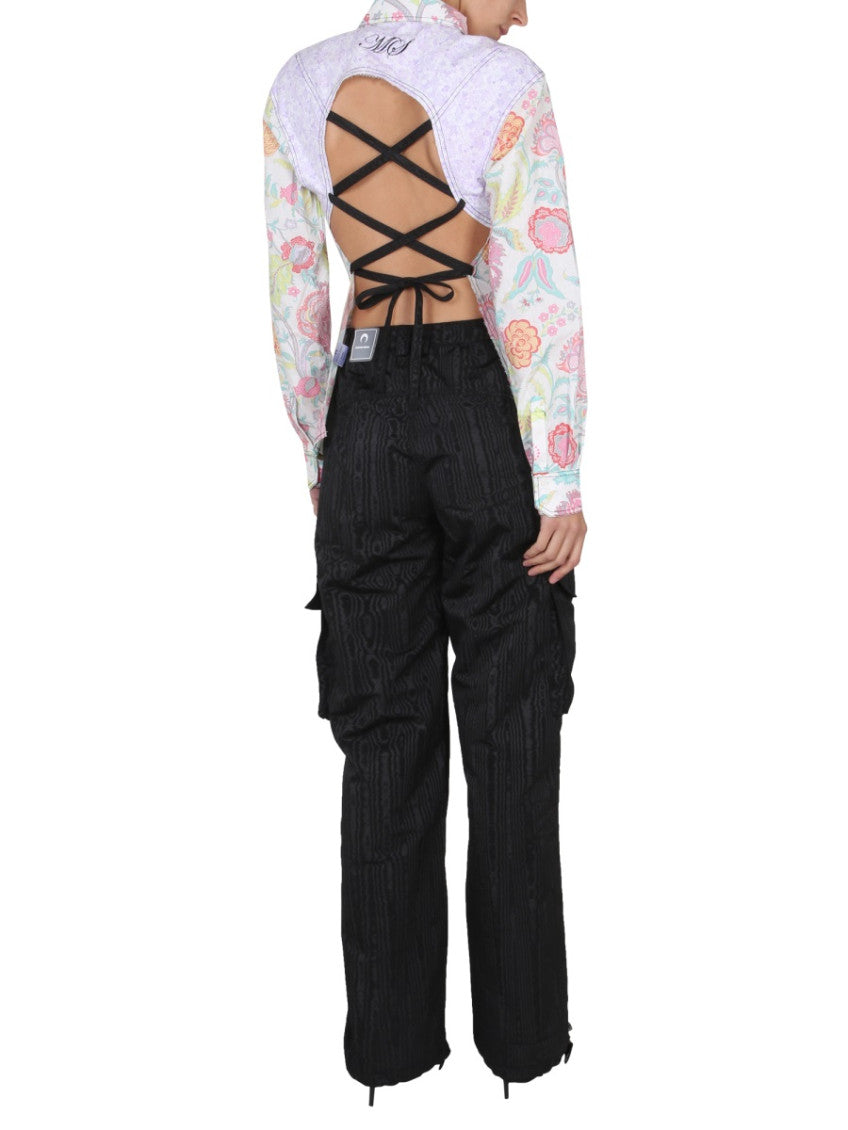 White Regular Floral Shirt 6