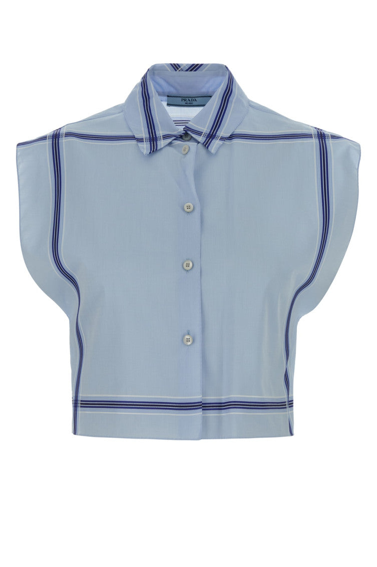 Blue Regular Stripes Shirt 1