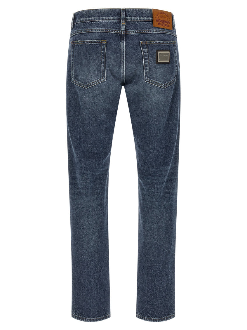 Navy Blue Regular Jeans 2