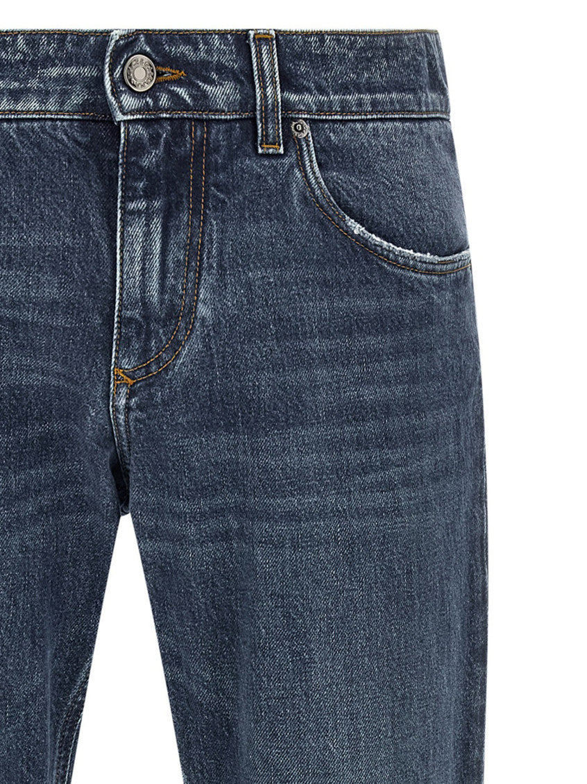 Navy Blue Regular Jeans 3