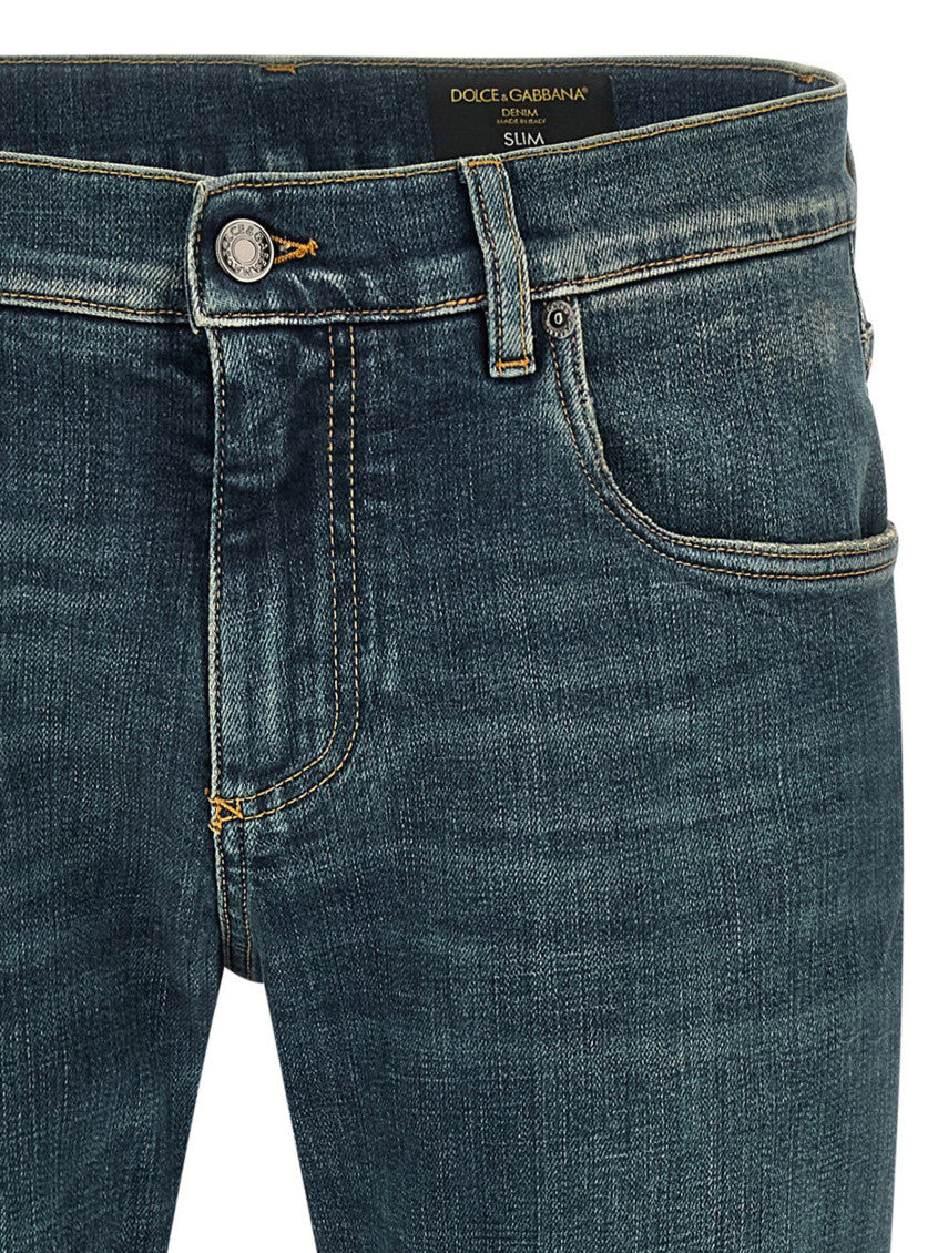 Blue Slim Jeans 3