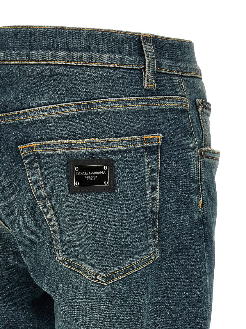 Blue Slim Jeans 4