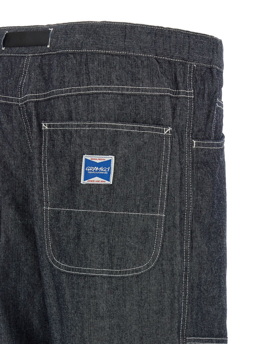 Dark Blue Straight Jeans 4