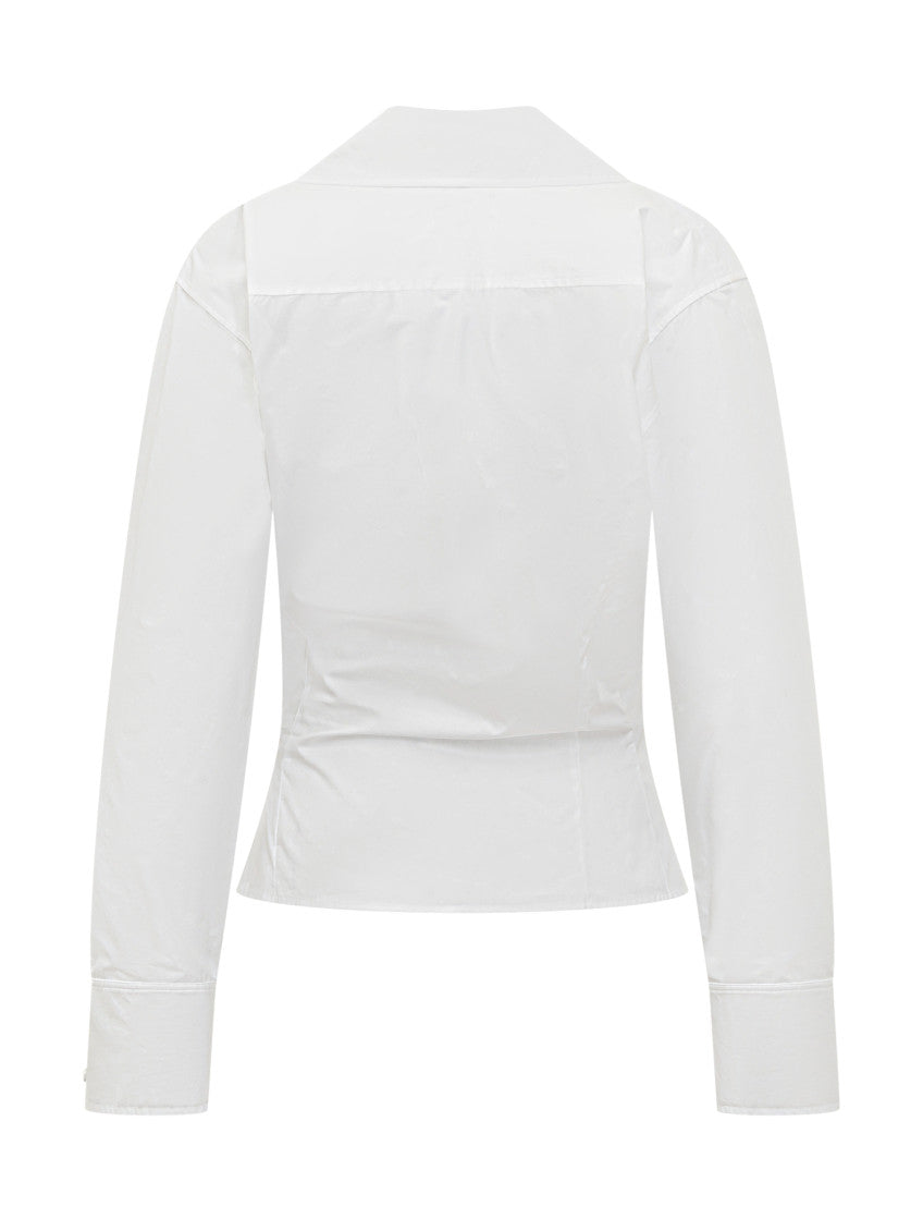 White Slim Solid Shirt 2