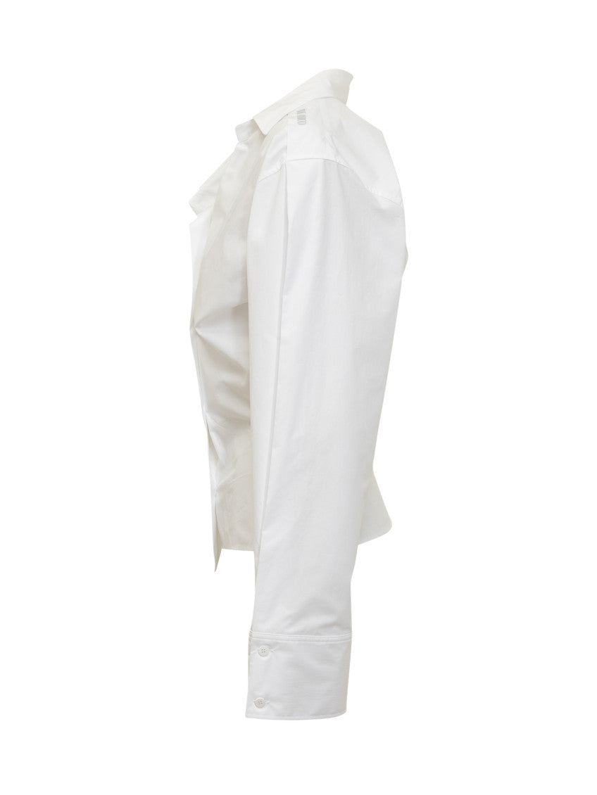 White Slim Solid Shirt 3