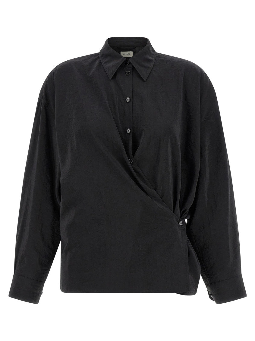 Black Relaxed Solid Shirt 1