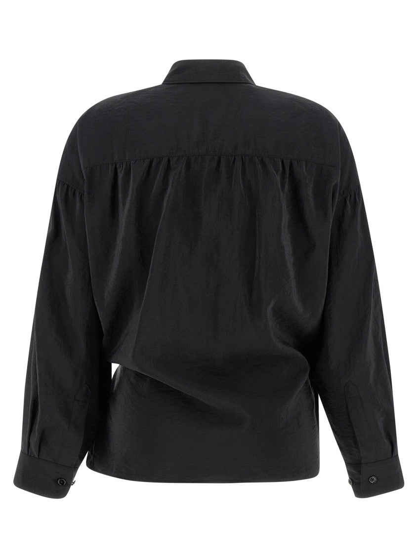 Black Relaxed Solid Shirt 2