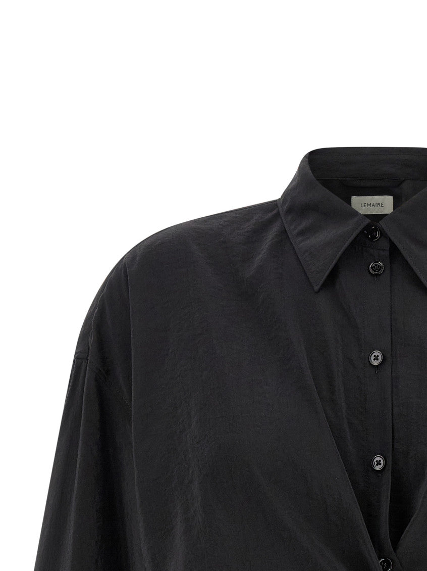 Black Relaxed Solid Shirt 3