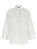 White Oversized Solid Shirt 1