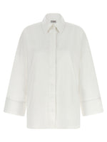 White Oversized Solid Shirt 1