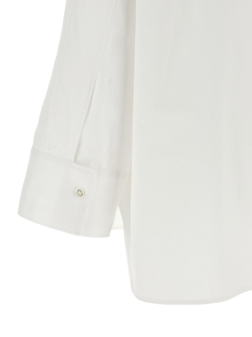 White Oversized Solid Shirt 4