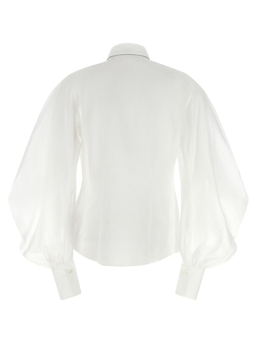 White Regular Solid Shirt 2