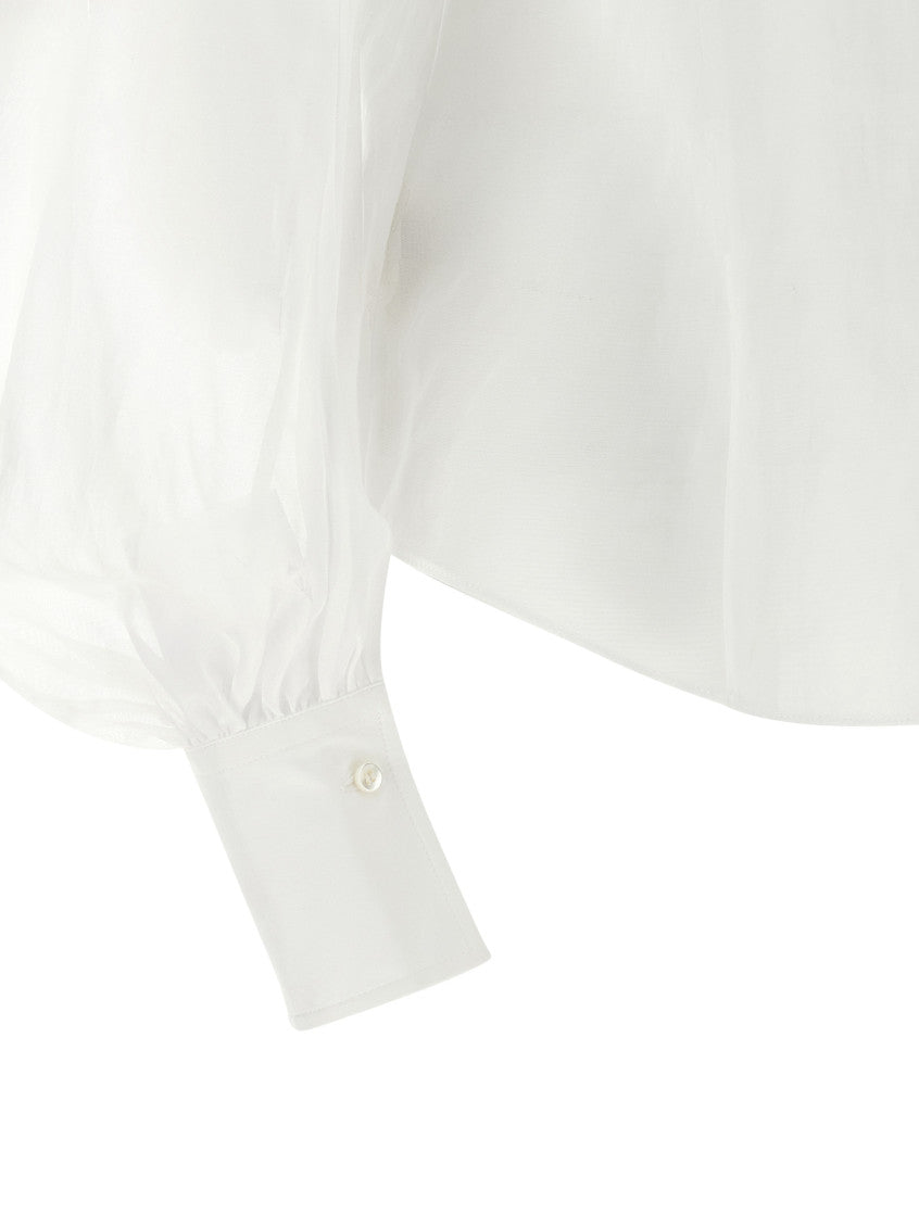 White Regular Solid Shirt 4