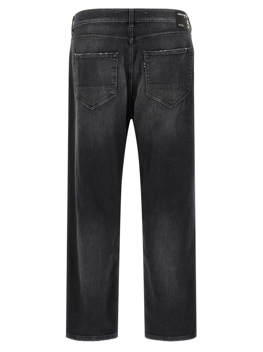 Black Mid Rise Jeans 2