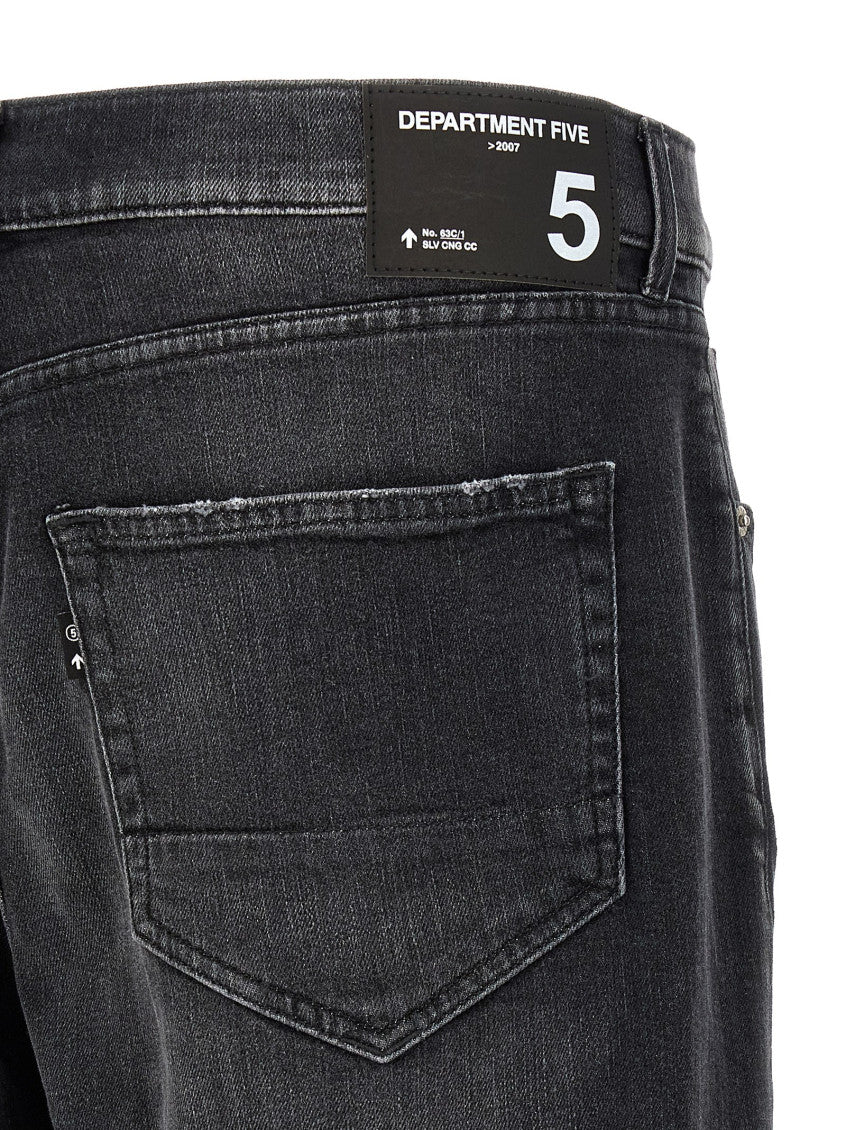 Black Mid Rise Jeans 4