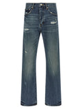 Blue Mid Rise Jeans 1