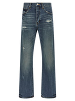 Blue Mid Rise Jeans 1