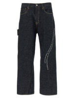 Navy Blue Relaxed Jeans 1