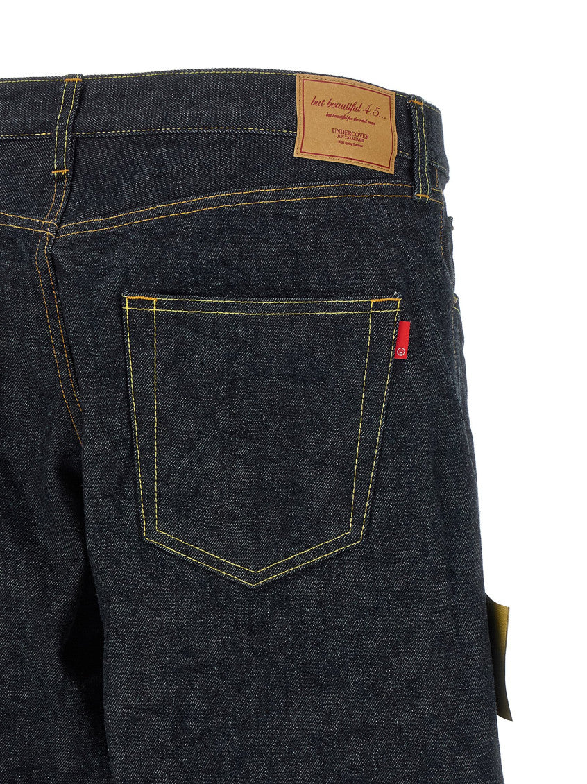 Navy Blue Relaxed Jeans 4