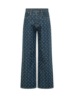 Blue Straight Jeans 1