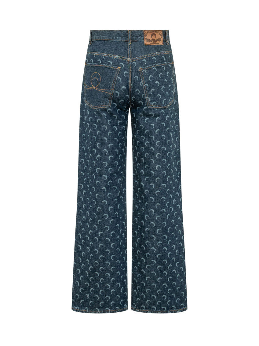 Blue Straight Jeans 2