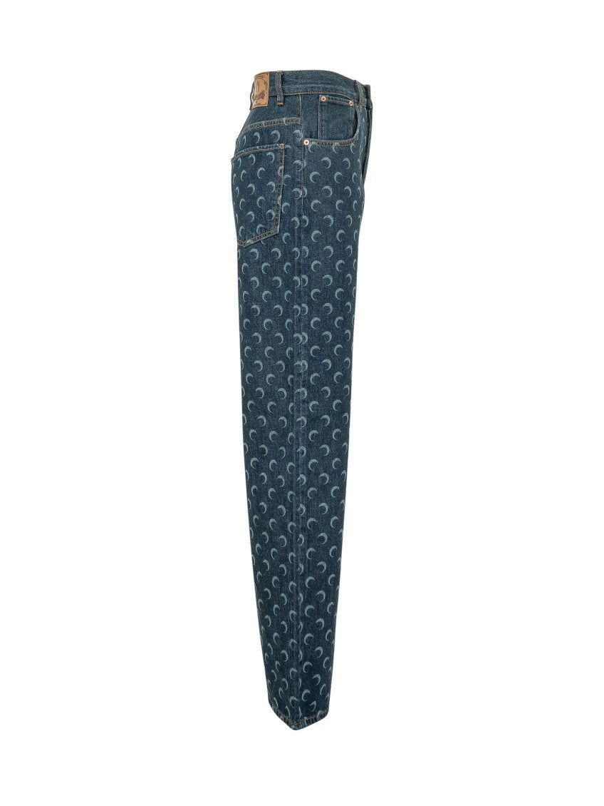 Blue Straight Jeans 3