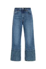 Light Blue Solid Jeans 1