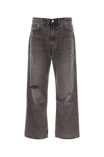 Dark Grey Distressed Jeans 1