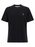 Black Embroidered Logo T-Shirt 1