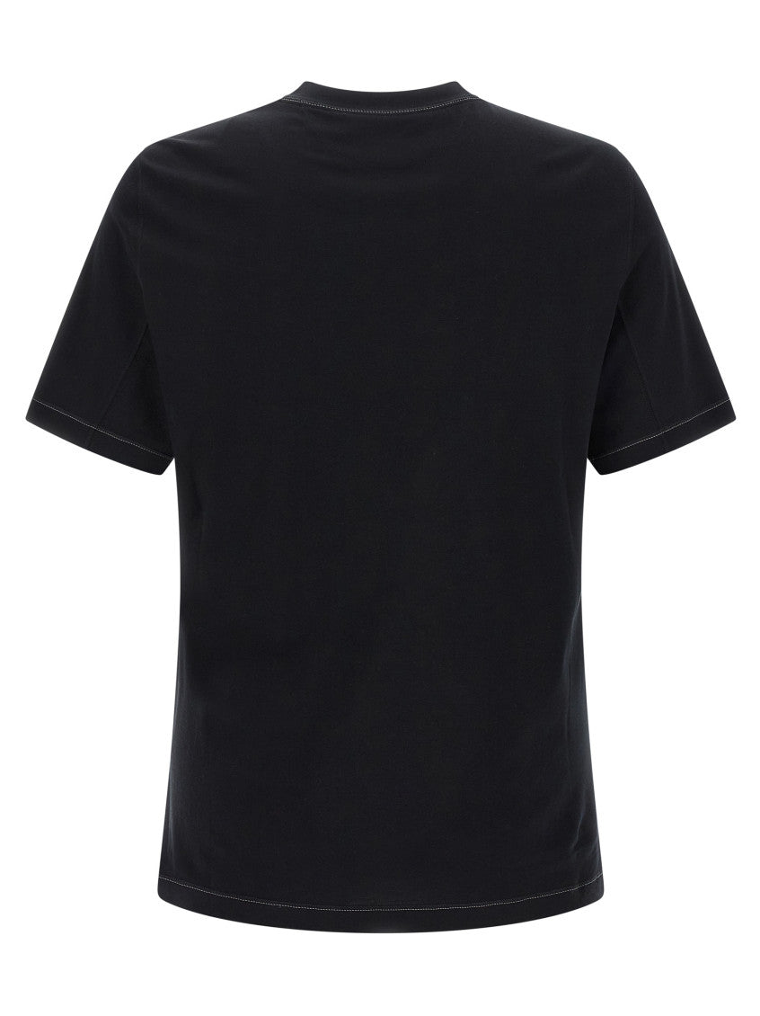 Black Embroidered Logo T-Shirt 2