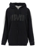 Black Grey Double Front Hoodie 1