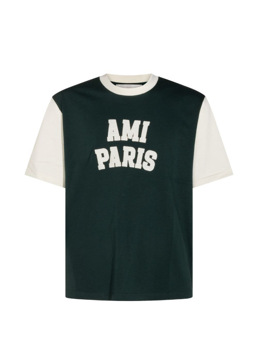 Green Logo Crew Neck T-Shirt 1