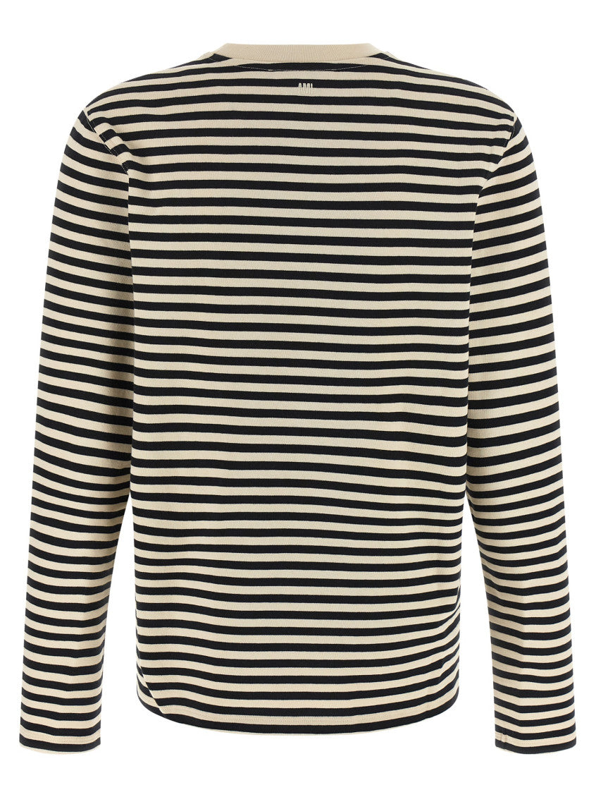 Black Stripes Crew Neck T-Shirt 2