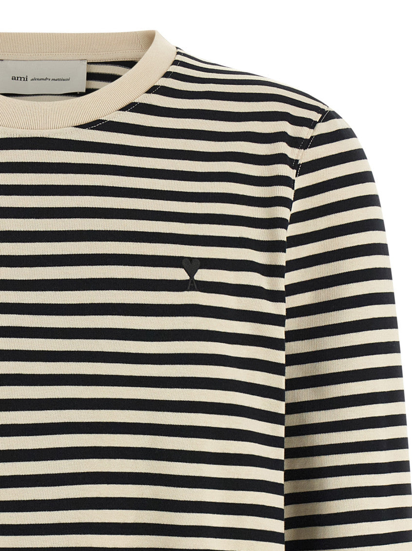 Black Stripes Crew Neck T-Shirt 3